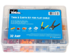 IDEAL TWIN AND EARTH KIT FOR FLAT CABLE
